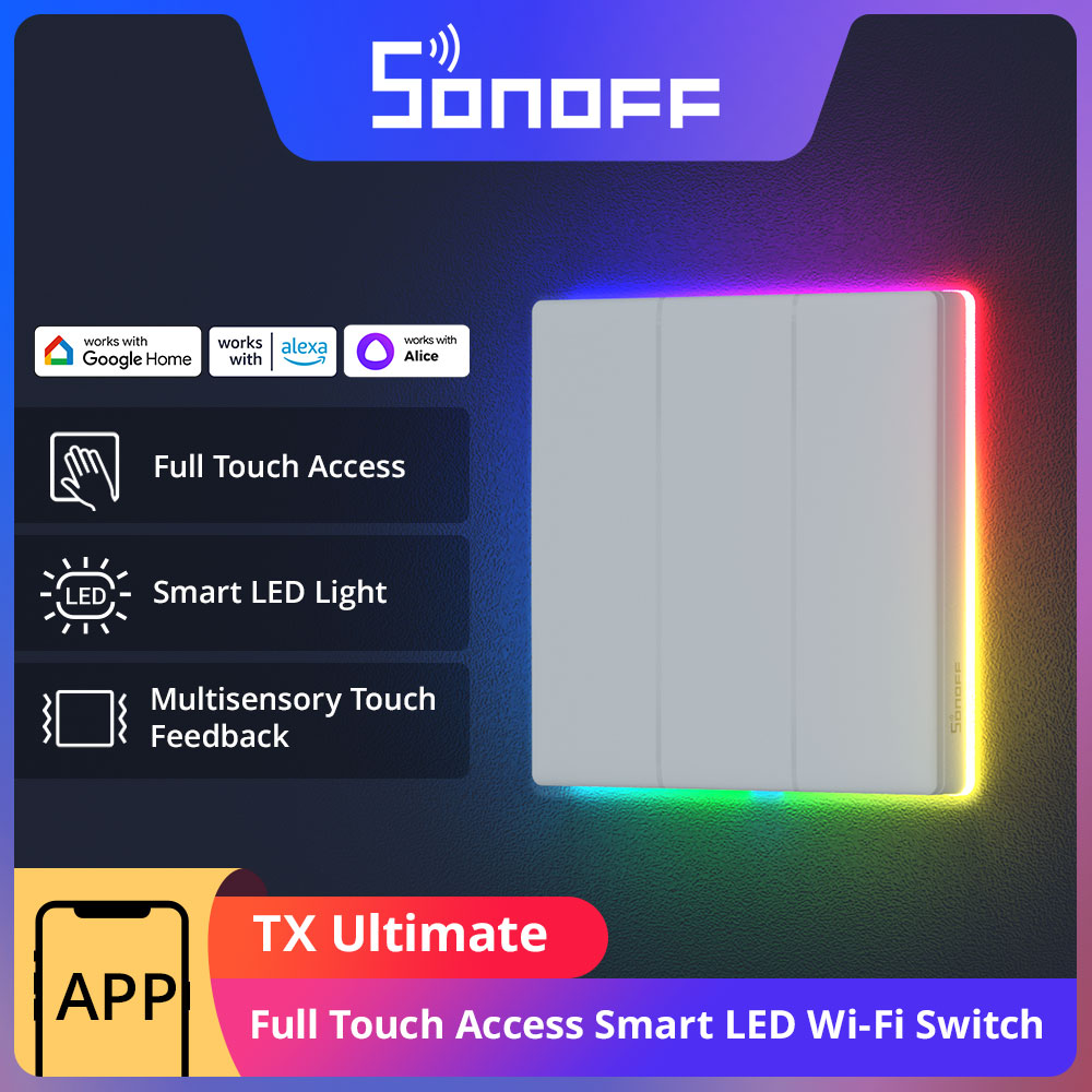 Sonoff - SONOFF TX Ultimate Smart WiFi Wall