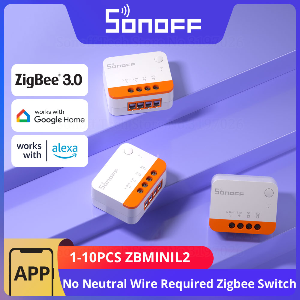 Sonoff - 1-10PCS SONOFF ZBMINIL2 Zigbee 3.0 No