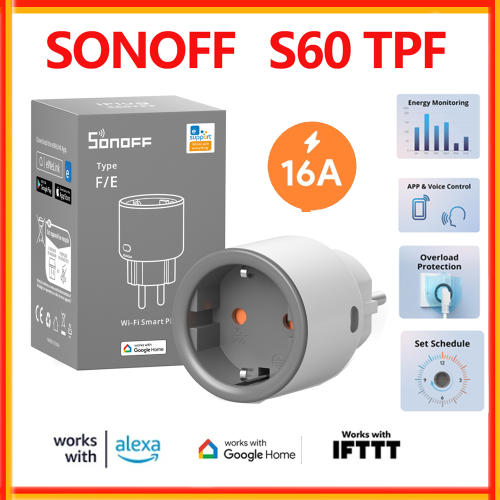 Sonoff Basic - SONOFF S60 TPF EU Wifi Smart