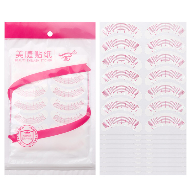 Tasmota - 70 Pairs Eyelash Mapping Stickers Under
