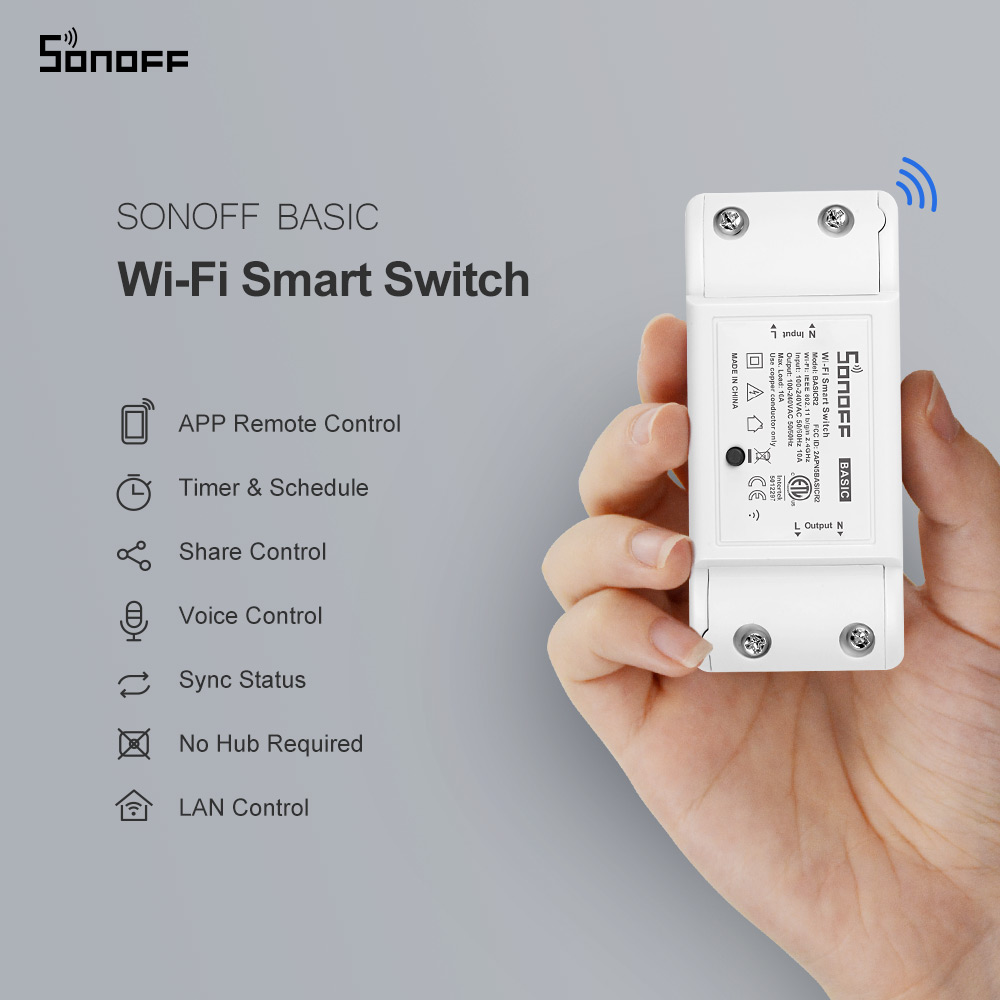Itead SONOFF Basic R2 Mini DIY - đánh giá và giá Sonoff Basic