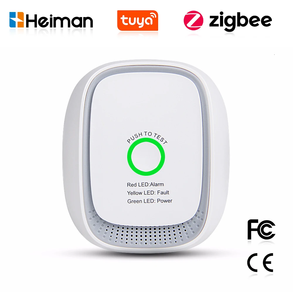 HEIMAN Zigbee Tuya Combustible - đánh giá và giá Tuya Smart
