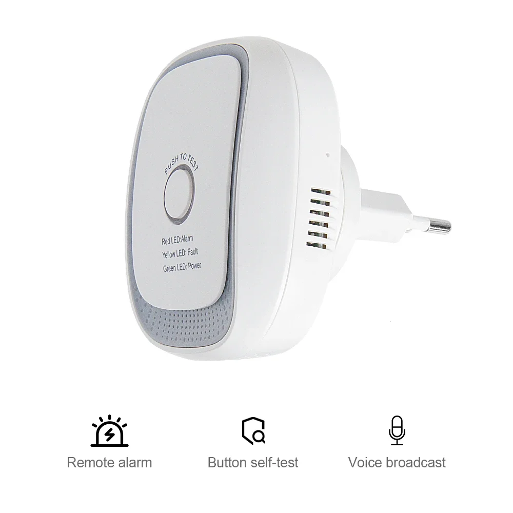 HEIMAN Zigbee Tuya Combustible - đánh giá và giá Tuya Smart