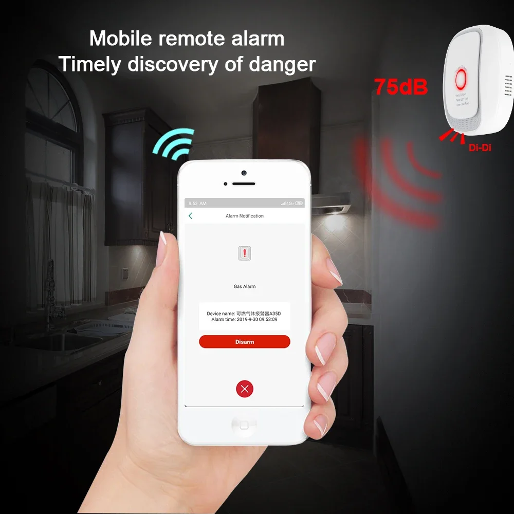 HEIMAN Zigbee Tuya Combustible - đánh giá và giá Tuya Smart