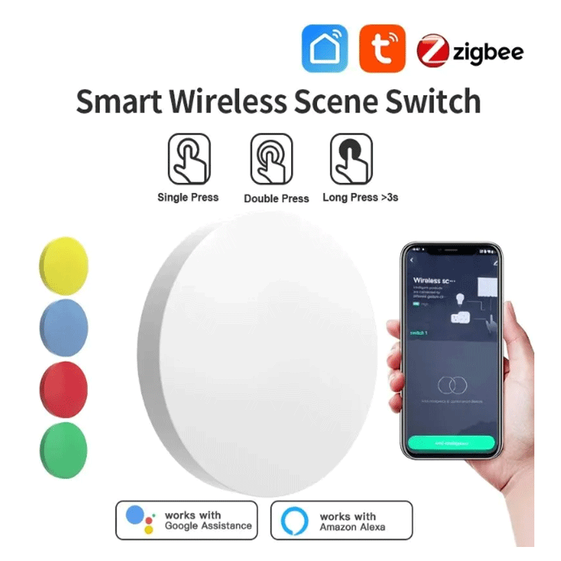 Tuya ZigBee Smart Wireless But - đánh giá và giá Home Assistant Tuya