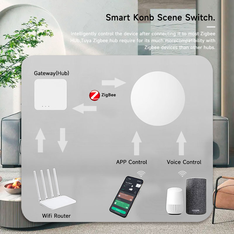 Tuya ZigBee Smart Wireless But - đánh giá và giá Home Assistant Tuya