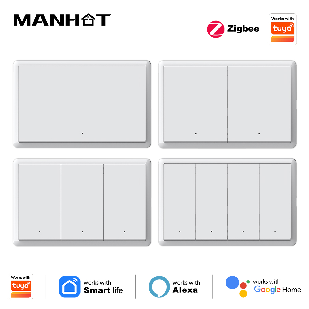 Manhot Smart zigbee Switch No  - đánh giá và giá Smart Relay Tuya