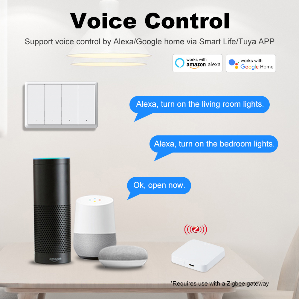 Manhot Smart zigbee Switch No  - đánh giá và giá Smart Relay Tuya