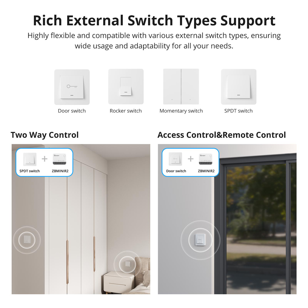 SONOFF ZBMINIR2 Zigbee Smart S - đánh giá và giá Sonoff