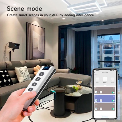 Tuya Smart Home ZigBee Remote  - đánh giá và giá Tuya 4 Channel