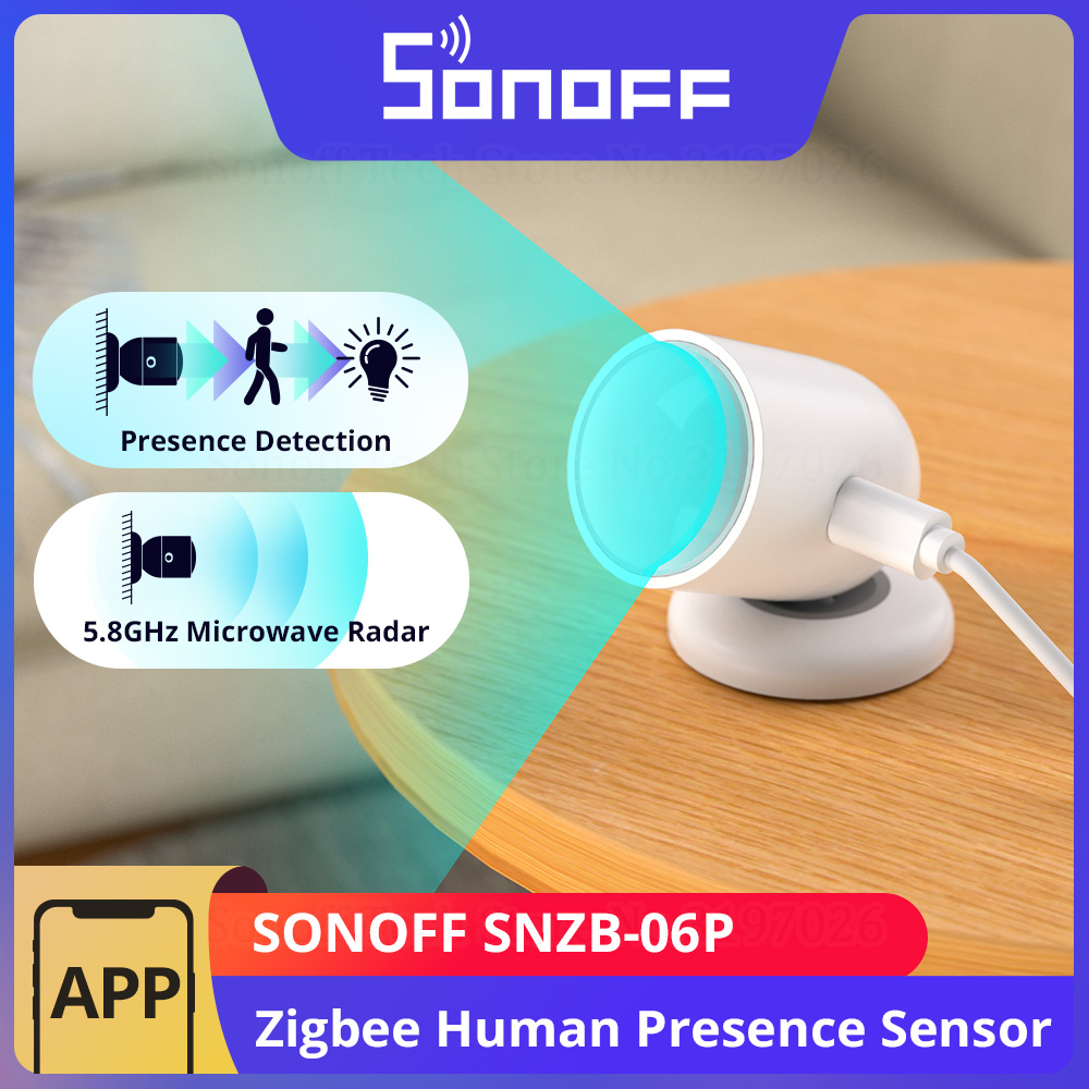 SONOFF SNZB-06P Zigbee Human P - đánh giá và giá Sonoff Basic