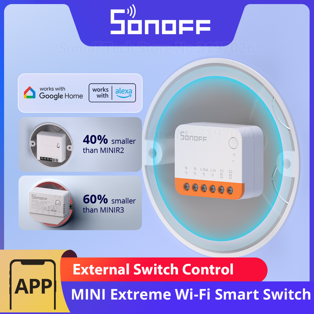 SONOFF MINIR4 Extreme Wi-Fi Sm - đánh giá và giá Sonoff Basic