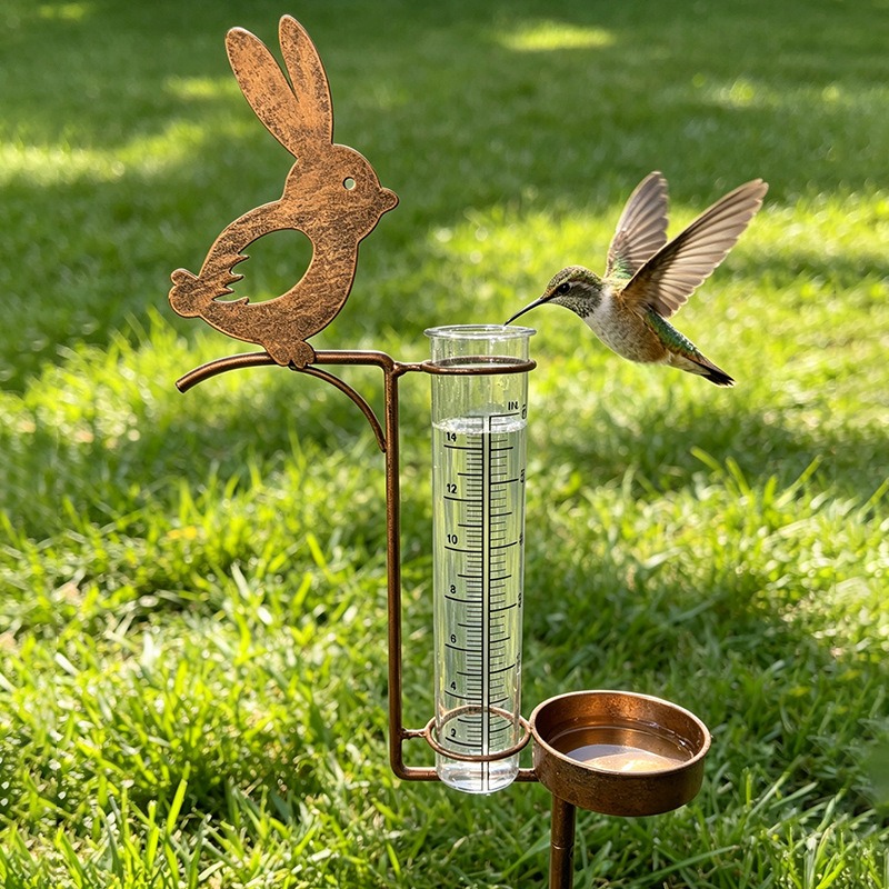 Metal Rabbit Rain Gauge Garden - đánh giá và giá Shelly Plug