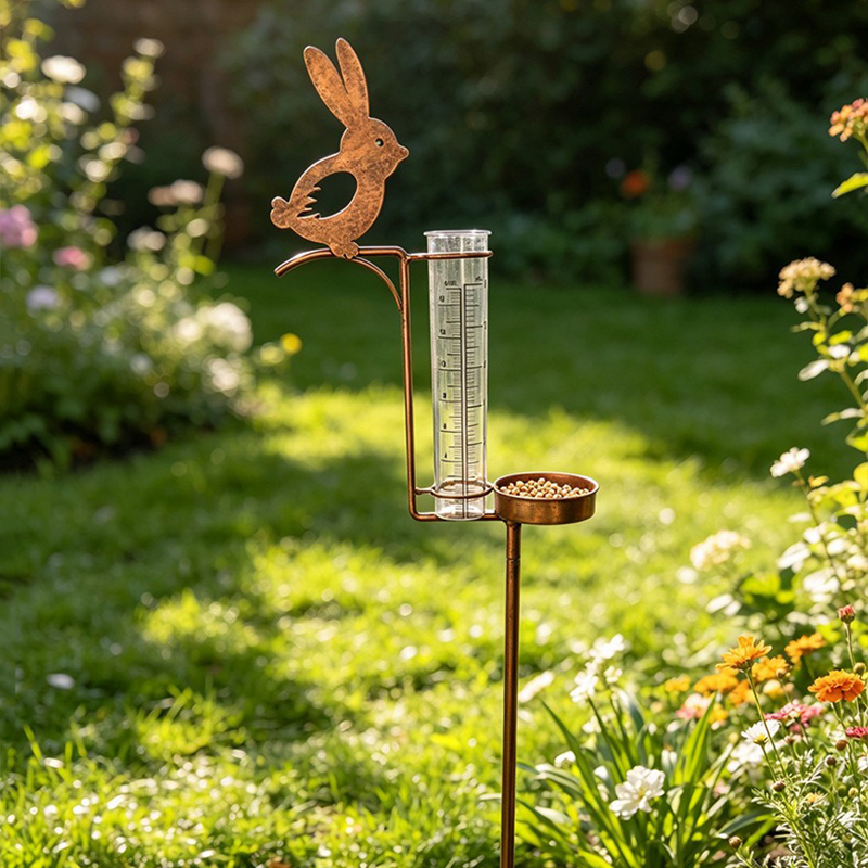 Metal Rabbit Rain Gauge Garden - đánh giá và giá Shelly Plug