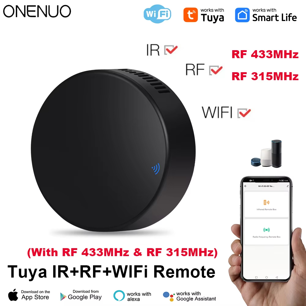 Tuya WiFi RF IR Remote Control - đánh giá và giá Home Assistant Tuya