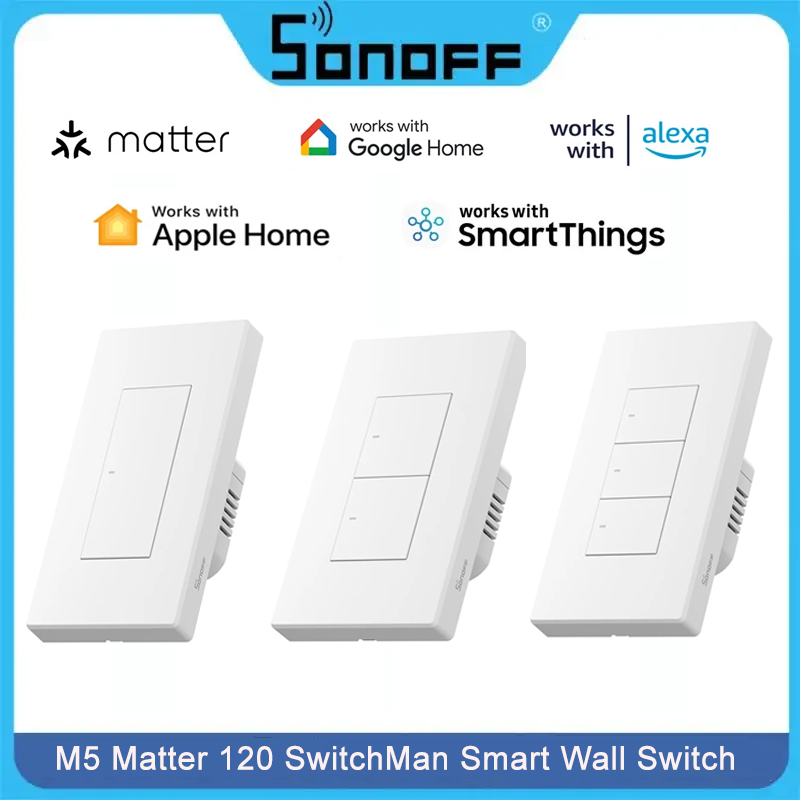 SONOFF M5 Matter Smart Wall Sw - đánh giá và giá Sonoff