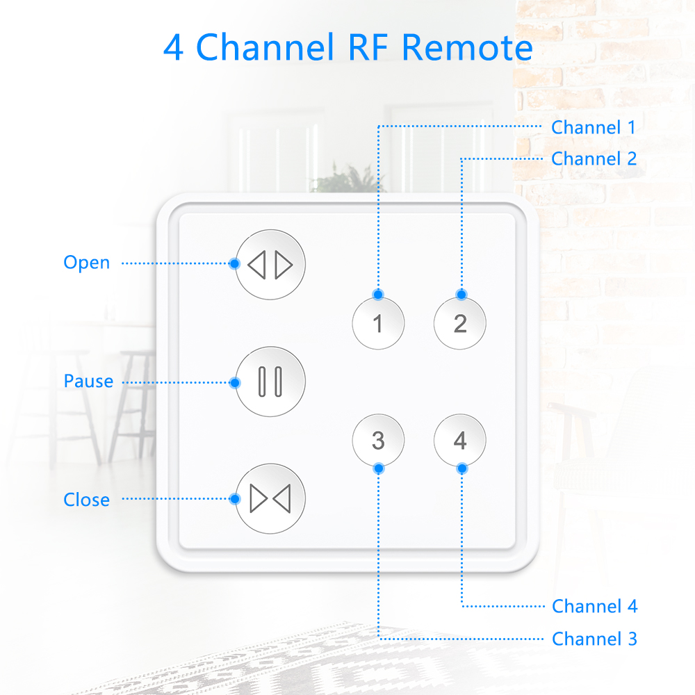 Tuya Cuộc Sống Thông Minh RF W - đánh giá và giá Tuya 4 Channel
