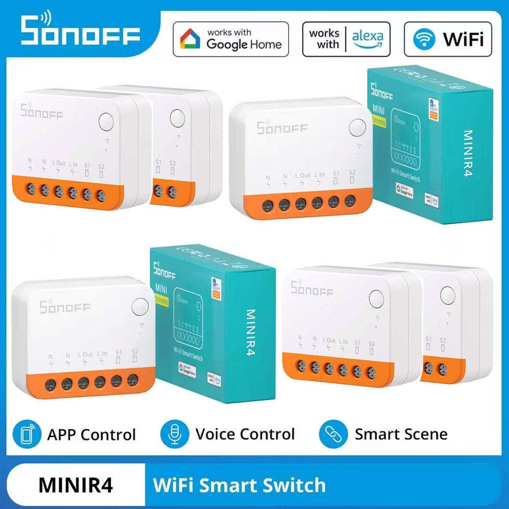Sonoff Two-Way Control R4 Smar - đánh giá và giá Sonoff Mini R4