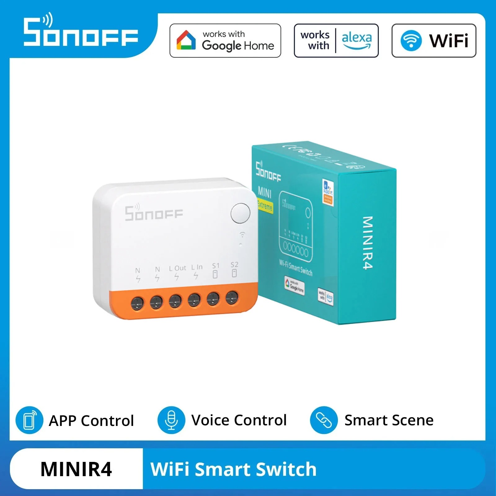 Sonoff Mini R4 Extreme Sonoff  - đánh giá và giá Sonoff Mini R4
