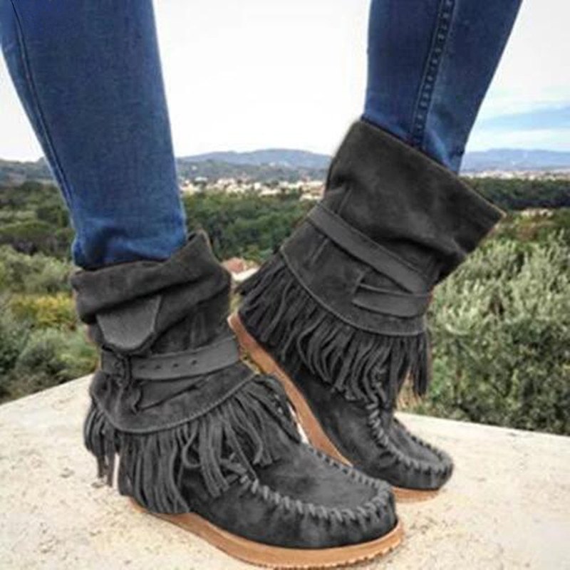 Retro Tassel Women's Boots Sid - đánh giá và giá Tasmota
