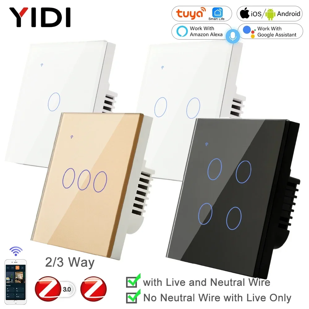 ZigBee 1 2 3 4 Băng Đảng Không - đánh giá và giá Tuya 4 Channel