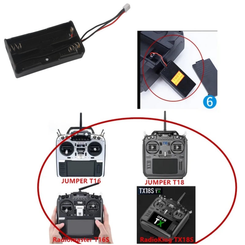 RadioMaster TX16S 2S 18650 Bat - đánh giá và giá Shelly Plug