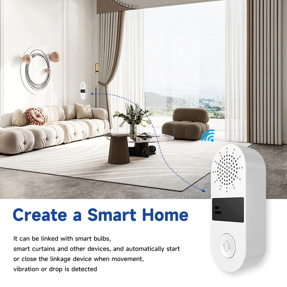 Tuya WiFi Vibration Sensor - 1 - đánh giá và giá Home Assistant Tuya