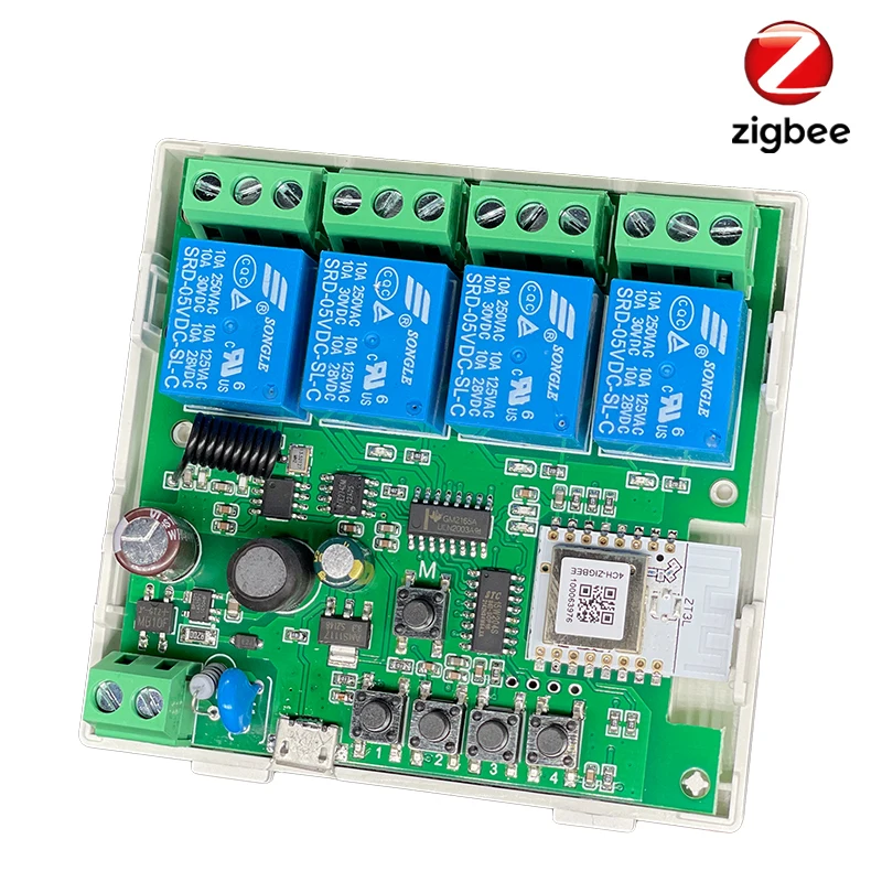 Tuya Smart Zigbee 220V Switch  - đánh giá và giá Tuya 4 Channel