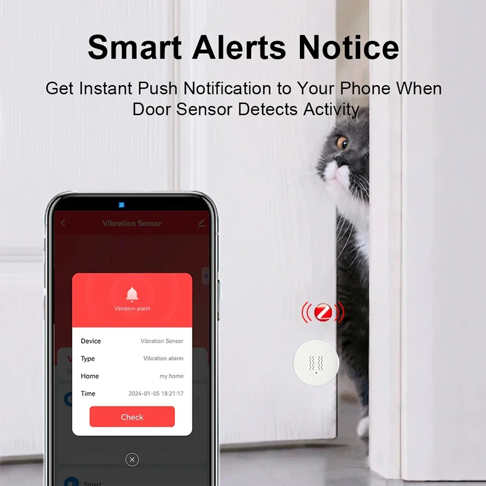 Tuya ZigBee Smart Vibration &  - đánh giá và giá Home Assistant Tuya