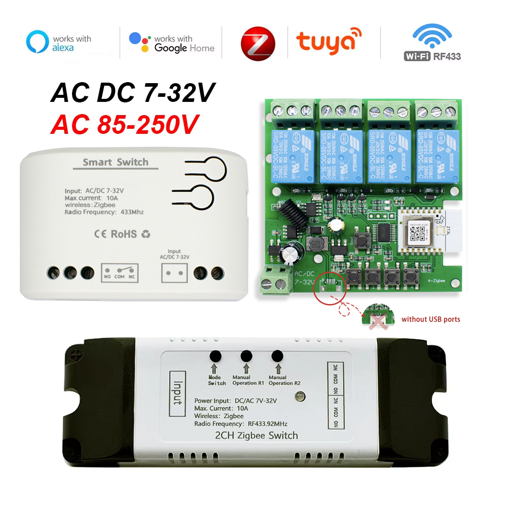 Tuya Zigbee Remote Control Sma - đánh giá và giá Tuya 4 Channel