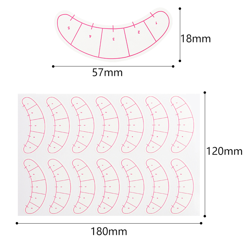 70 Pairs Eyelash Mapping Stick - đánh giá và giá Tasmota