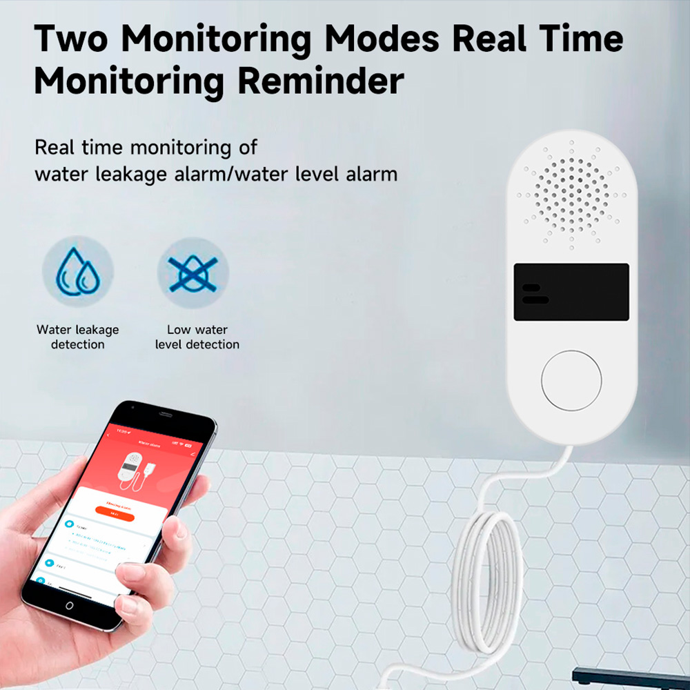 Tuya Wifi Water Leak Detector  - đánh giá và giá Home Assistant Tuya