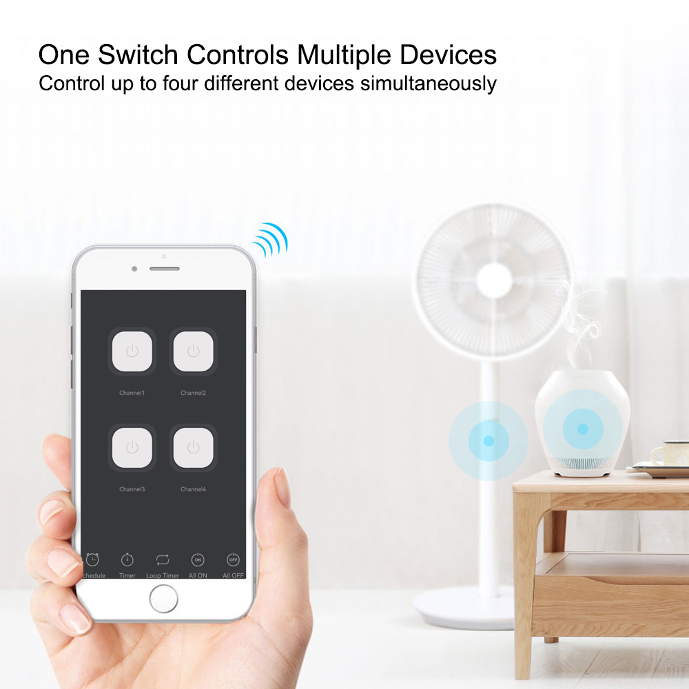 4CH Wifi / Zigbee Smart Relay  - đánh giá và giá Tuya 4 Channel