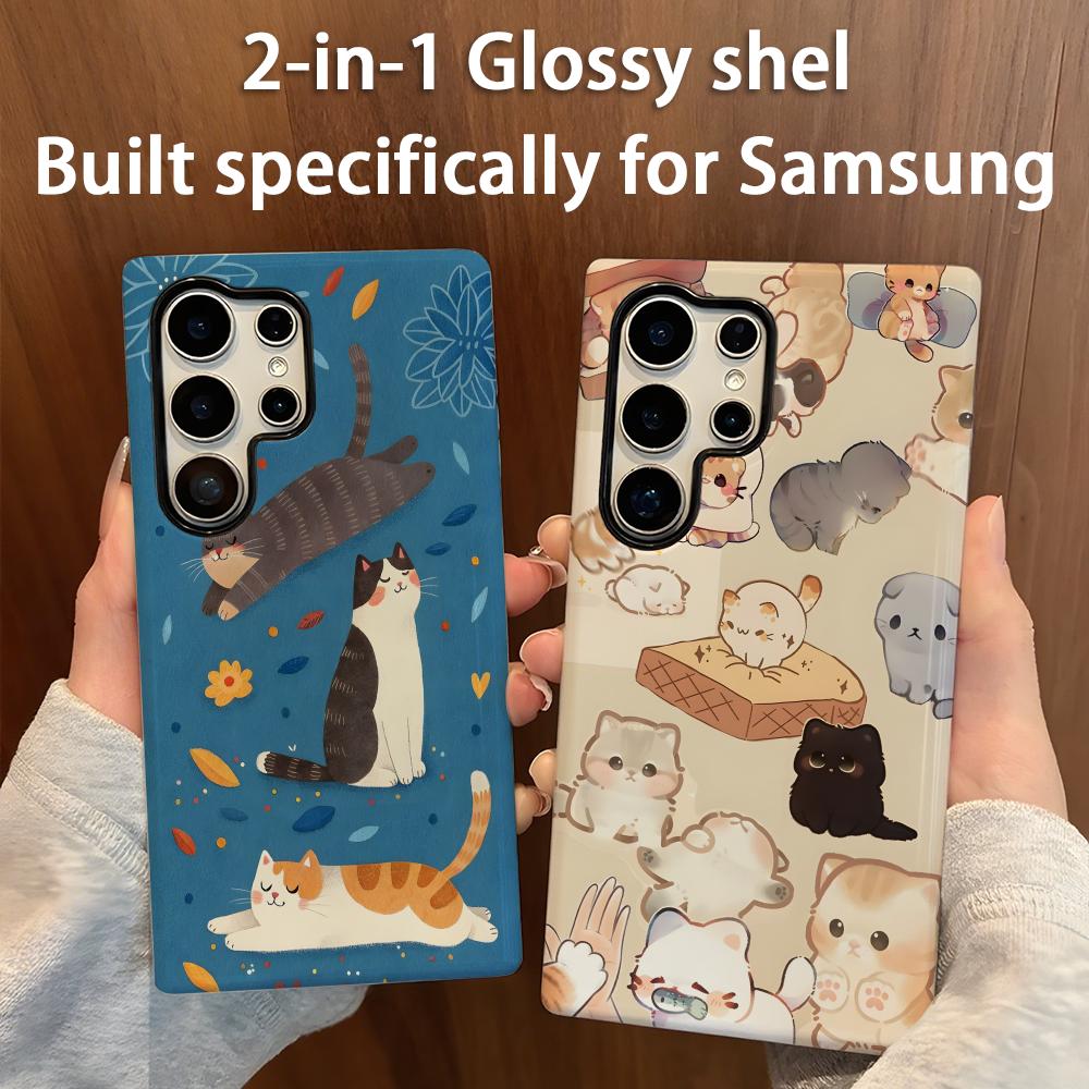 Cute cat  Phone Case 2-in-1 Gl - đánh giá và giá Shelly