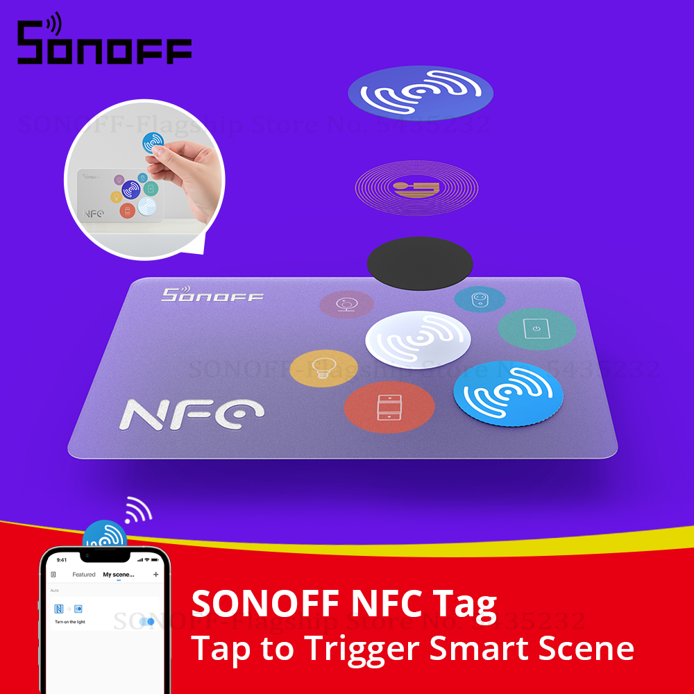 SONOFF NFC Tag Ntag215 Sticker - đánh giá và giá Sonoff