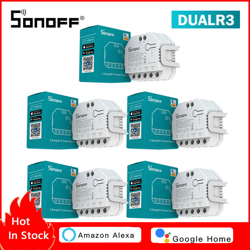 SONOFF DUAL R3 2 Gang Smart Re - đánh giá và giá Sonoff