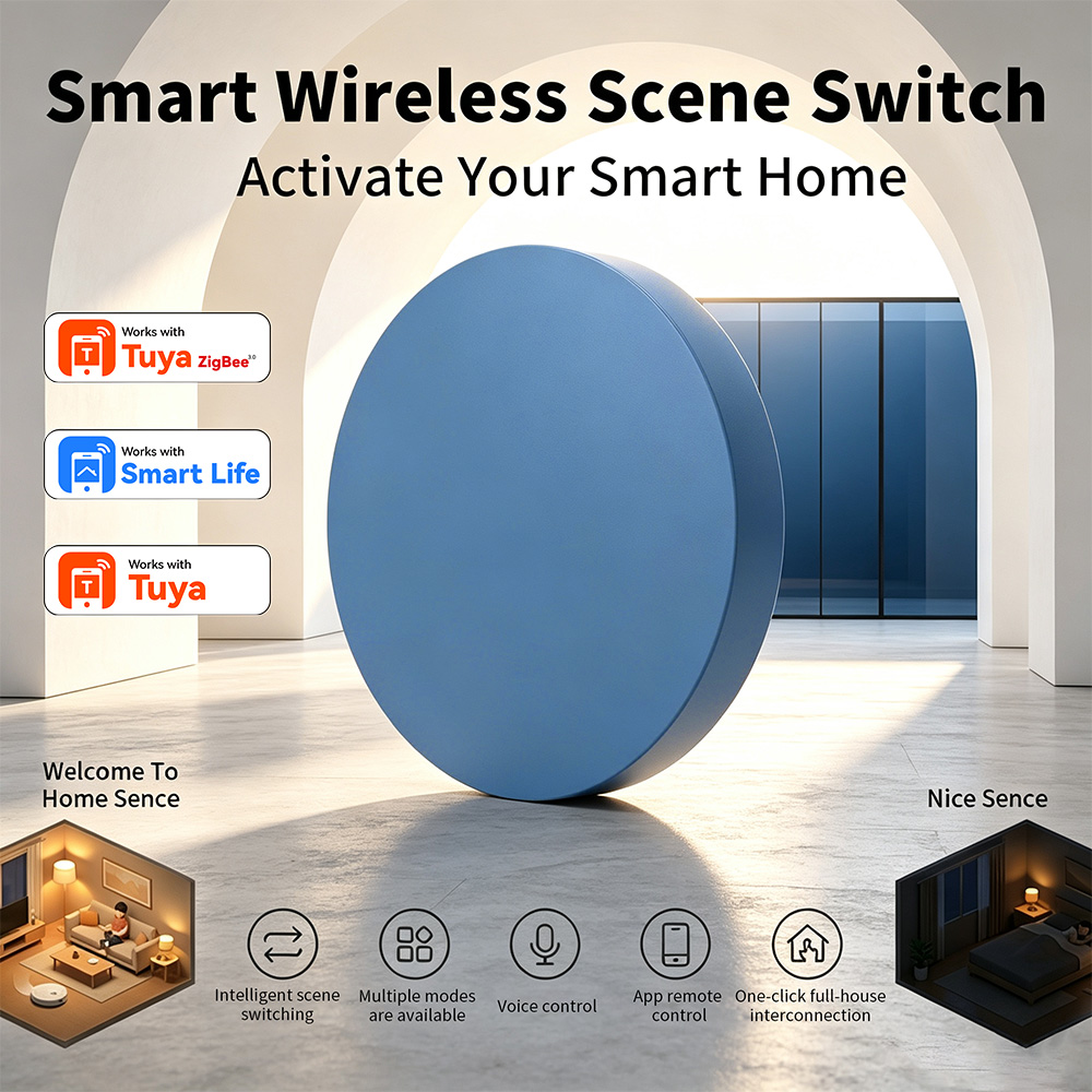 Zigbee Smart Scene Push Button - đánh giá và giá Home Assistant Tuya