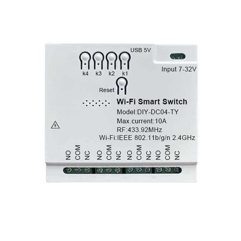 Reliable-Tuya Wifi 4 Channel S - đánh giá và giá Tuya 4 Channel