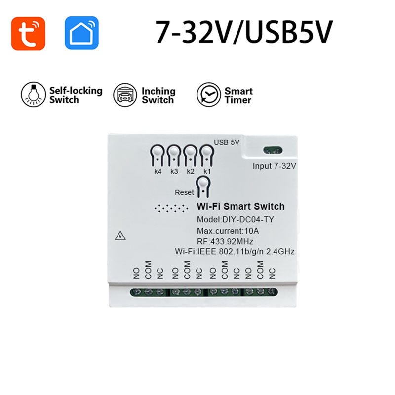 Reliable-Tuya Wifi 4 Channel S - đánh giá và giá Tuya 4 Channel