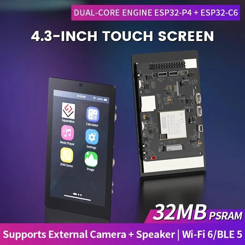 4.3 inch 480x800 IPS Capacitiv - đánh giá và giá Smart Home Module Iot