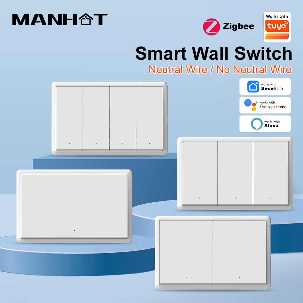 MANHOT ZigBee3.0 Smart Switch  - đánh giá và giá Smart Relay Tuya