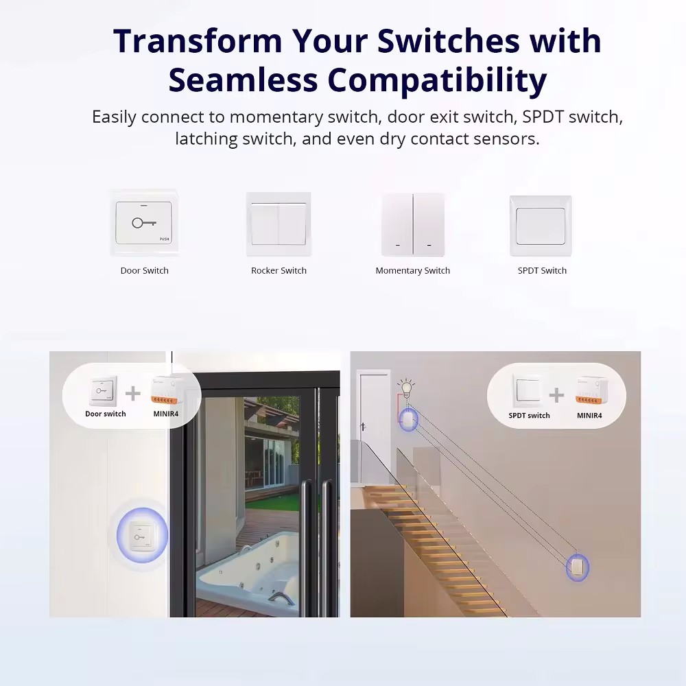 Smart Wifi Switch SONOFF Mini  - đánh giá và giá Sonoff Mini R4