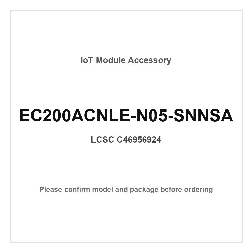 1pcs EC200ACNLE-N05-SNNSA I2C  - đánh giá và giá Smart Home Module Iot