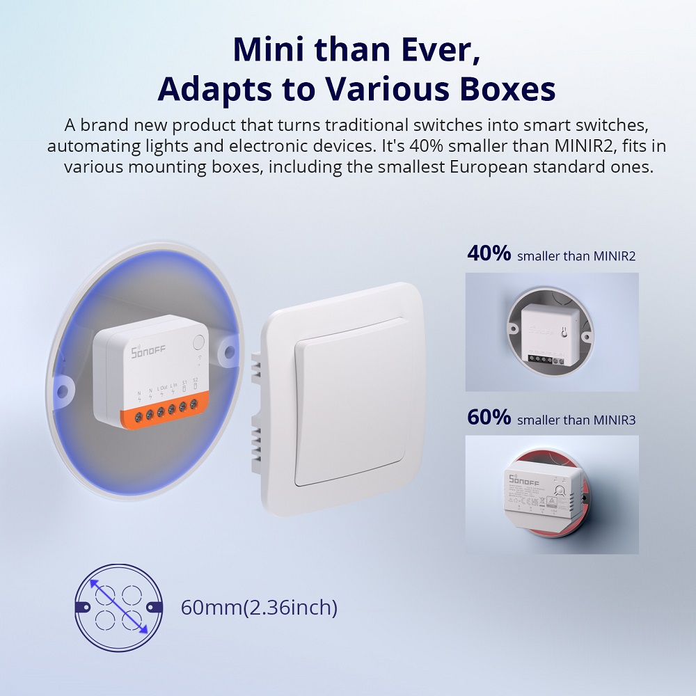 Sonoff Mini R4 Extreme Wifi Sm - đánh giá và giá Sonoff